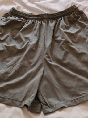 SKIMS Woven Mesh Track Shorts  Gray  Size M